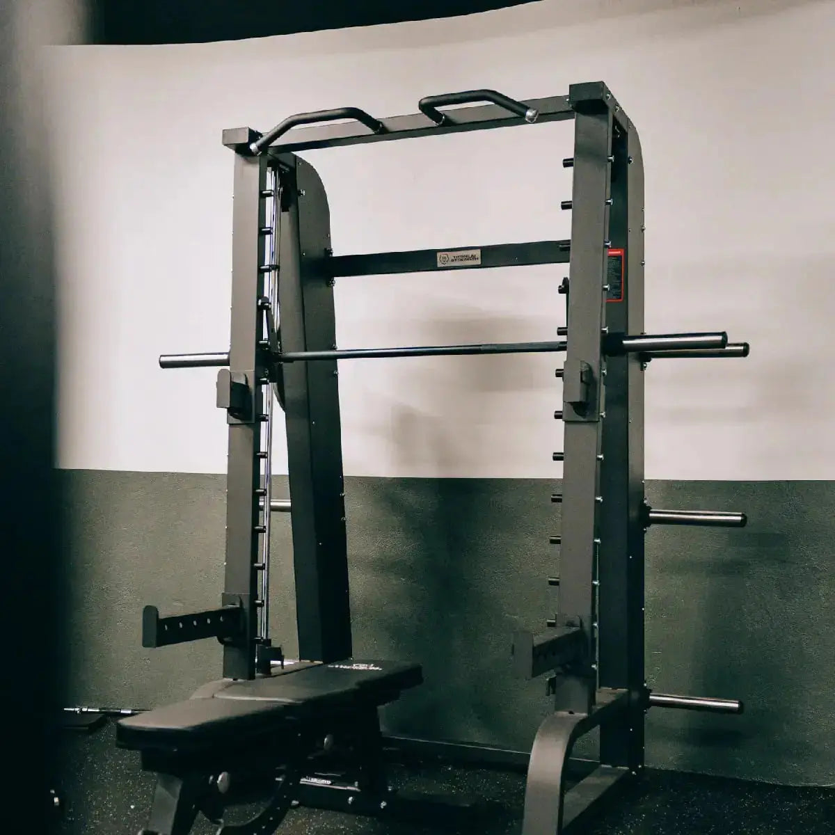 Selectorized Smith Machine + Rack Titanium Strength Elite Series