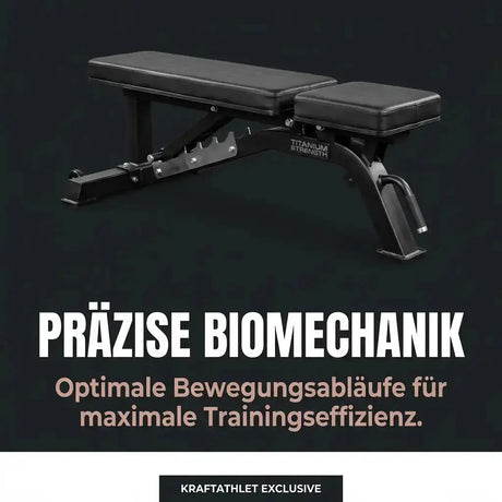 Titanium Strength Olympische Drückerbank Flach – Black Series Titanium Strength Aparatos de musculación