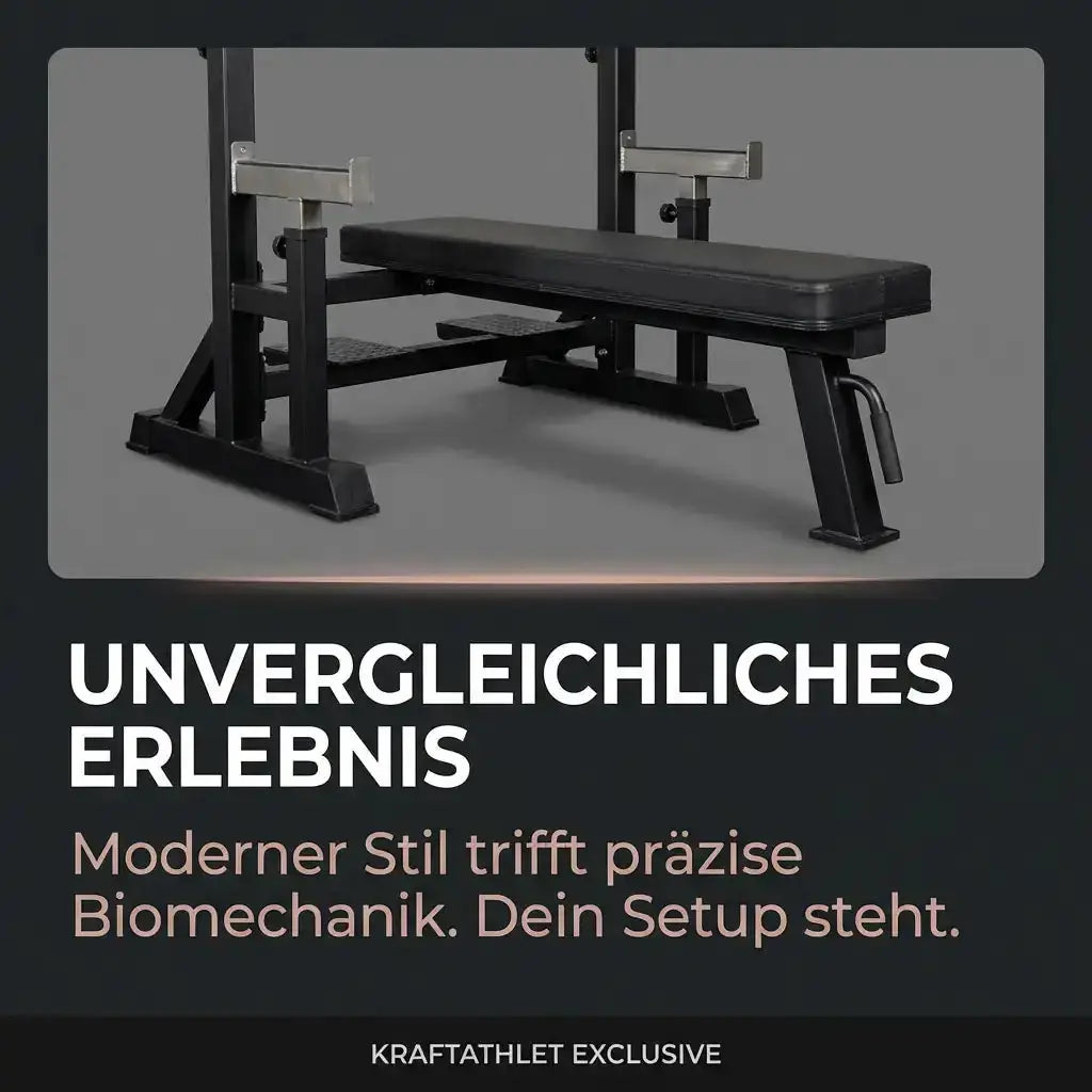 Titanium Strength Olympische Drückerbank Flach – Black Series Titanium Strength Aparatos de musculación