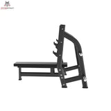 Olympische Drückerbank Flach Titanium Strength Black Series
