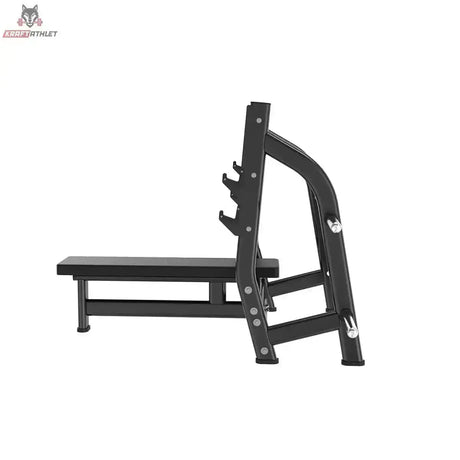 Olympische Drückerbank Flach Titanium Strength Black Series