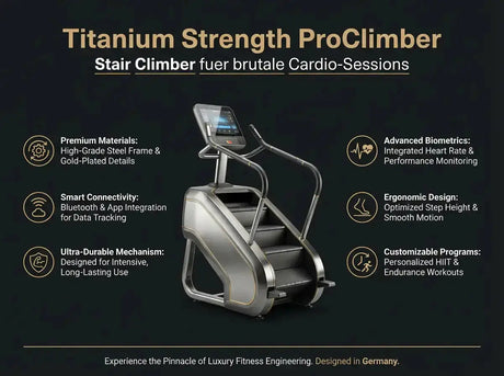 Titanium Strength ProClimber Stair Climber – LED Cardio Maschine Titanium Strength Máquinas de cardio