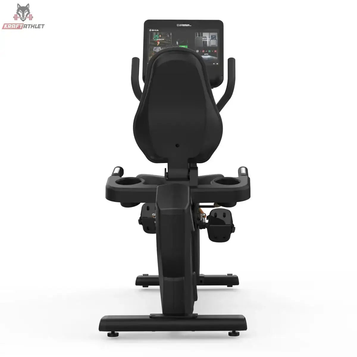 Kommerzielles Liege-Ergometer mit 15,6” Touchscreen RB1100T By Shua Titanium Strength Pro Series