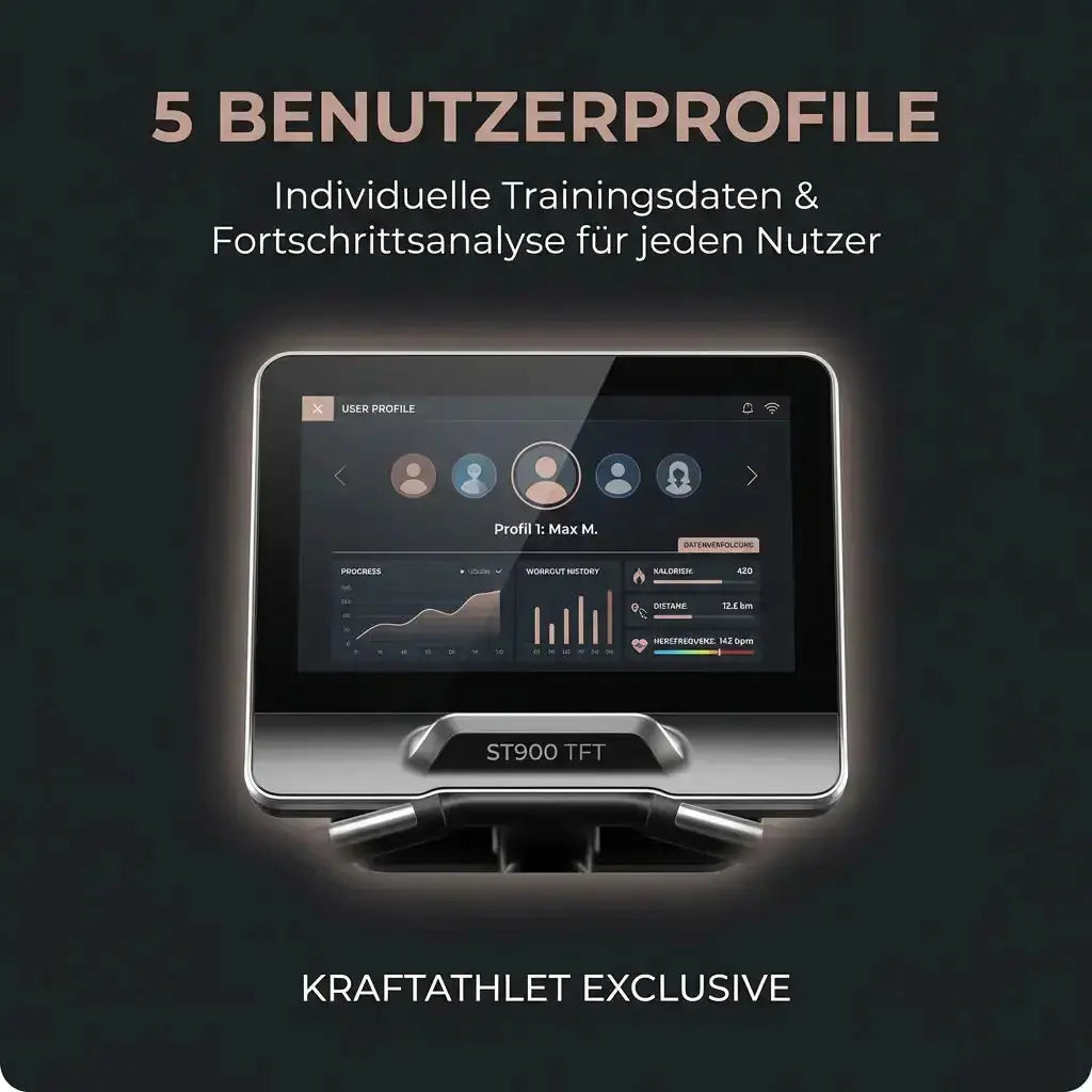 Vertikaler Professioneller ST900 TFT Multimedia-Heimtrainer mit 10-Zoll-Touchscreen (Performance Series) Titanium Strength Máquinas de cardio