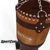 Vintage-Uppercut-Sandsack Echtleder SportCom Sandsack