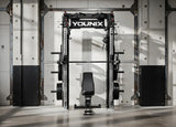 Younix Cable Rack Bundle in industriellem Trainingsraum