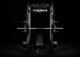 Younix Cable Rack Kabelzugstation in Mattschwarz