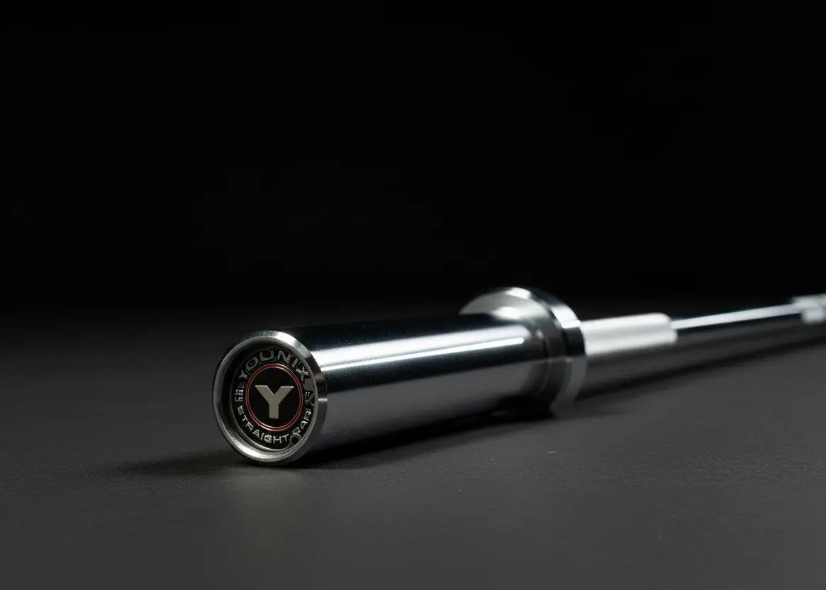 Younix Straight Bar 150 – Detailansicht vor schwarzem Hintergrund