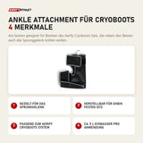Aerify Ankle Attachment für Cryoboots mit 4 Merkmalen: Gezielt für das Sprunggelenk, Verstellbar für einen festen Sitz, Passend zum Cryoboots System, Ca. 5 l Eiswasser pro Anwendung
