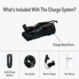 Aerify Charge Recovery System, Nahaufnahme enthaltener Zubehörteile und Komponenten
