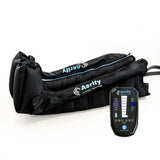 Aerify Charge Recovery System, Komponentenübersicht mit Rucksack und Steuergerät, Draufsicht