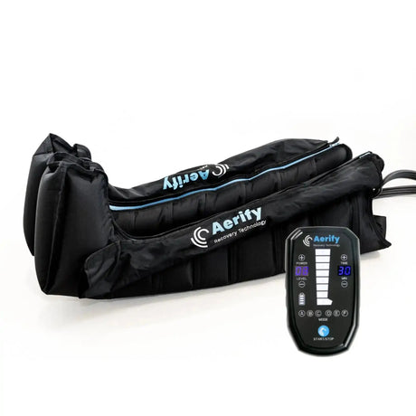 Aerify Charge Recovery System, Komponentenübersicht mit Rucksack und Steuergerät, Draufsicht