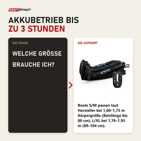 Frage und Antwort zu Aerify Charge Recovery System: Welche Größe brauche ich?
