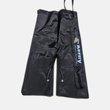 Aerify Compression Shorts für Charge liegend in Draufsicht mit Luftschläuchen, schwarz