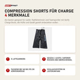 Aerify Compression Shorts für Charge mit 4 Merkmalen: 8 Luftkammern, Gesäß / Leiste / unterer Rücken und Oberschenkel, Passend bei 160 bis 195 cm Körpergröße, Schlauchsystem im Lieferumfang