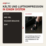 Frage und Antwort zu Aerify Cryoboots Set: Wie viel Wasser brauche ich?