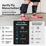 Aerify Fly Wadenmanschetten als Vergleichstabelle mit herkömmlichen Manschetten