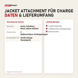 Technische Daten und Lieferumfang von Aerify Jacket Attachment für Charge als Tabelle