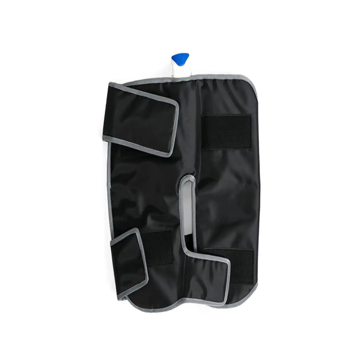 Aerify Knee/Elbow Attachment für Cryoboots, flach liegend mit Klettgurten und Anschluss, Draufsicht