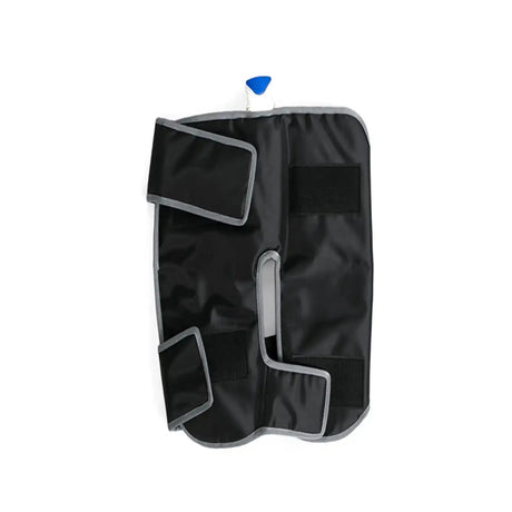 Aerify Knee/Elbow Attachment für Cryoboots, flach liegend mit Klettgurten und Anschluss, Draufsicht