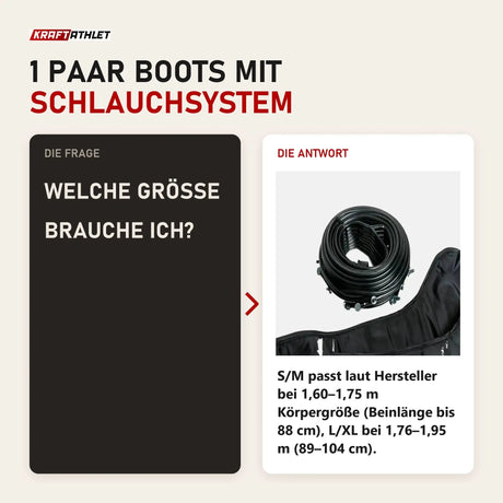Frage und Antwort zu Aerify Leg Cuffs für Charge: Welche Größe brauche ich?