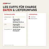 Technische Daten und Lieferumfang von Aerify Leg Cuffs für Charge als Tabelle
