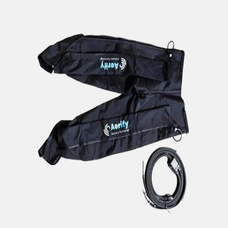 Aerify Pants Attachment für Standard in Schwarz, Draufsicht auf die Kompressionshose mit Schlauch