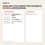 Technische Daten und Lieferumfang von Aerify Shoulder Attachment für Cryoboots als Tabelle