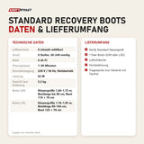 Technische Daten und Lieferumfang von Aerify Standard Recovery Boots als Tabelle