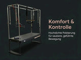Body & Exercise Cadillac Black Edition aus Edelstahl, Grafik zur hochdichten Polsterung