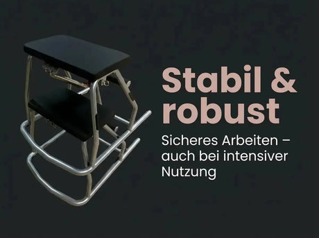 Body & Exercise Chair Salvaspazio Grafik Stabil und robust, Rahmen mit Pedal in Schrägansicht
