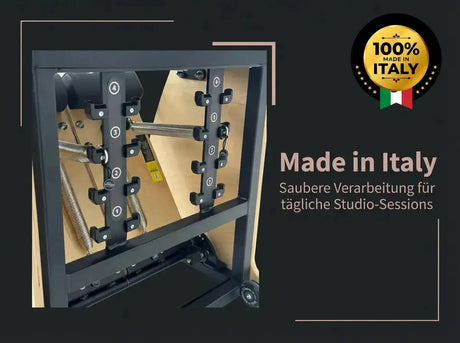 Body & Exercise Combo Chair aus Stahl – Grafik mit Federleiste und Made-in-Italy-Siegel