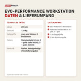Technische Daten und Lieferumfang von Body & Exercise EVO-Performance Workstation als Tabelle