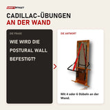 Frage und Antwort zu Body & Exercise Postural Wall Classic aus Birkenholz: Wie wird die Postural Wall befestigt?