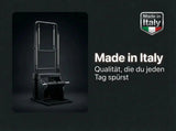Body & Exercise Reformer Black Edition Stand Up, Grafik Made in Italy mit aufgestelltem Gerät