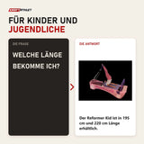 Frage und Antwort zu Body & Exercise Reformer Kid: Welche Länge bekomme ich?