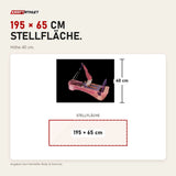 Maßbild Body & Exercise Reformer Kid: Stellfläche 195 × 65 cm, Höhe 40 cm