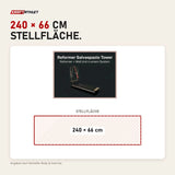 Maßbild Body & Exercise Reformer Salvaspazio Tower: Stellfläche 240 × 66 cm