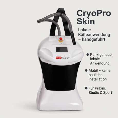 CryoPro Skin – handgeführtes Gerät für punktgenaue lokale Kälteanwendung