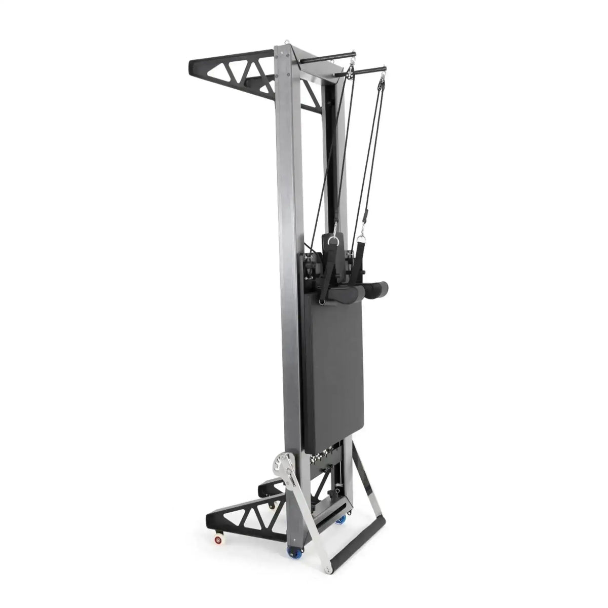 Elina Pilates HL3 Reformer senkrecht aufgestellt
