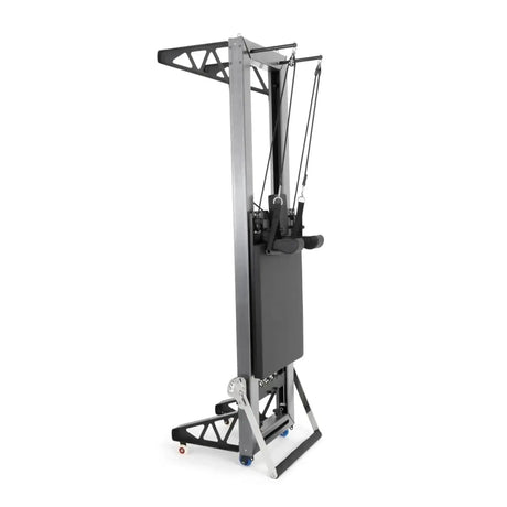 Elina Pilates HL3 Reformer senkrecht aufgestellt