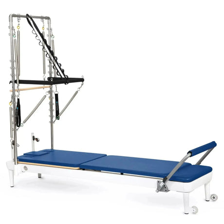 Elina Pilates Nubium mit Tower, Polster in Blau, Schrägansicht