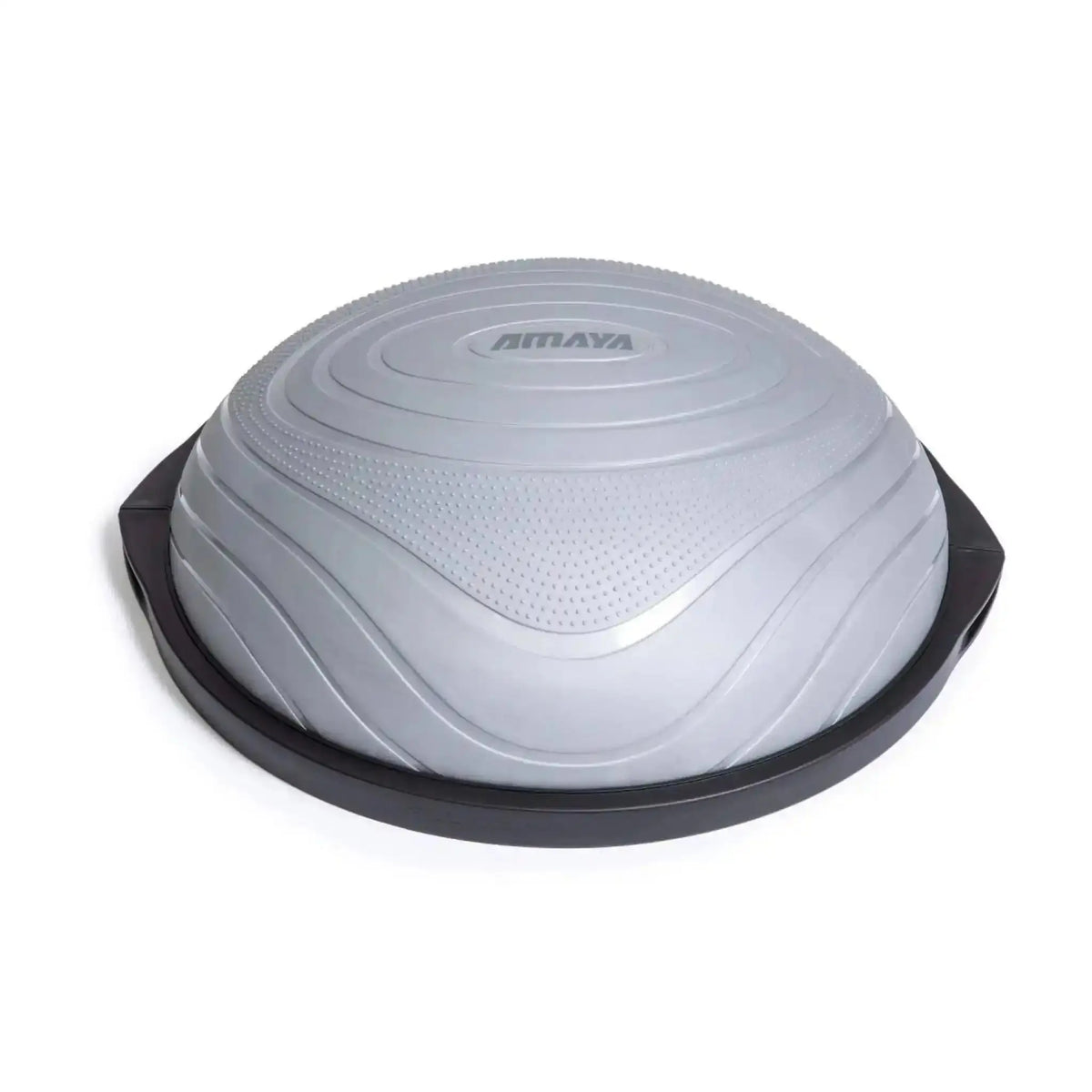 Elina Pilates Air Step Balance Station Pro Balancetrainer in Grau mit schwarzer Basis, Schrägansicht