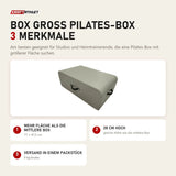 Elina Pilates Box groß Pilates-Box mit 3 Merkmalen: Mehr Fläche als die mittlere Box, 28 cm hoch, Versand in einem Packstück