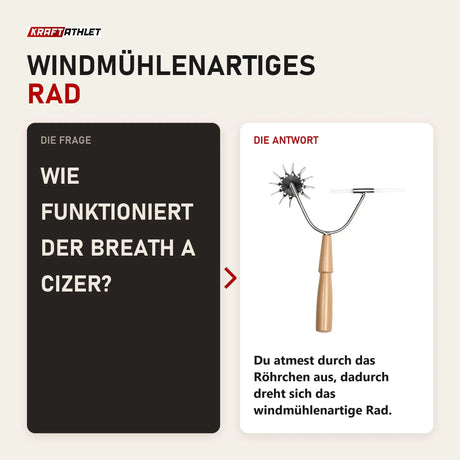 Frage und Antwort zu Elina Pilates Breath A Cizer Atemtrainer: Wie funktioniert der Breath A Cizer?