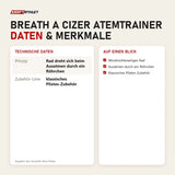 Technische Daten und Merkmale von Elina Pilates Breath A Cizer Atemtrainer als Tabelle