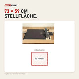 Maßbild Elina Pilates Machine Towel Reformer-Handtuch: Stellfläche 73 × 59 cm