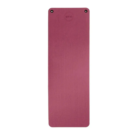 Elina Pilates Matte 140 × 58 cm Pilatesmatte in Dunkelrot, Draufsicht der ausgerollten Matte