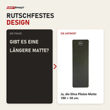 Frage und Antwort zu Elina Pilates Matte 140 × 58 cm Pilatesmatte: Gibt es eine längere Matte?