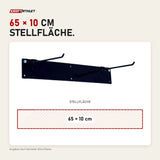 Maßbild Elina Pilates Mattenhalter Wandhalterung: Stellfläche 65 × 10 cm
